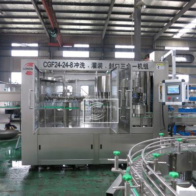 China Beverage Purified Water Manufacturing Equipment , Drink Water Bottling Equipment , All In One Washing Filling Capping For Water for sale