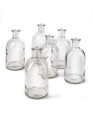 China Wholesale Modern Portable Wedding Bud Clear Glass Mini Vase Party Home Decorative Apothecary Jars for sale