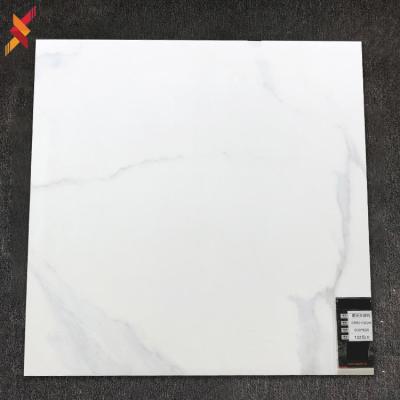 China Modern cheap interior sri lanka porcelain floor tiles look polished super white marble look polished spanish ceramic price 60x60 for sale