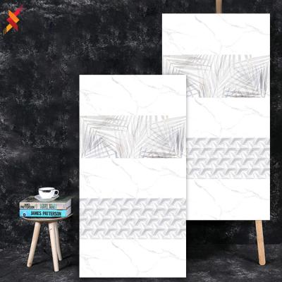 China Ceramic Importer Brands Modern Inkjet Glazed White Ceramic Wall Tile for sale