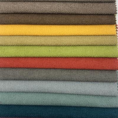 China Professional USD 1.2 moq soft feeeling yarn breathable excellent new low dyed coated sofa fabric imitation linen for sale