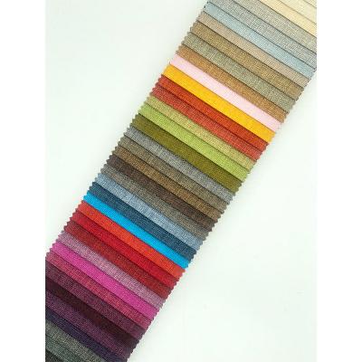 China Breathable Blackout Textiles China Plain Curtain Polyester Sofa Material Home Fabric for sale