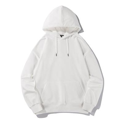 China Custom Printing Blank Logo Street Oversized Men Pullover Hoodie Anti-wrinkle Drop Shoulder Hoodie Sweatshirt for sale