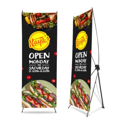 China Light Weight Customized Exhibition Booth 80x180cm X Banner Stands Display Stand Publicidad Trade show Banner X for sale