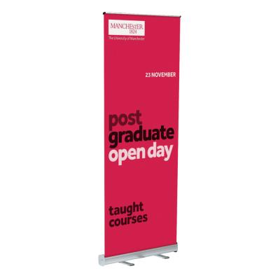 China Light Weight Free Design Retractable Photo Booth 60x160cm Pull Up Banners With Logo And Stand Marketing Roll Up Display for sale