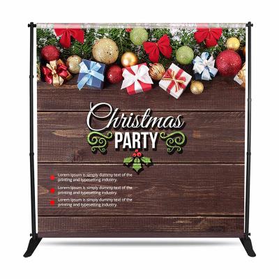 China Portable Factory Pop Up Display Photo Booth Back Drop Flex Pvc Backdrops Party Tension Fabric Backdrop for sale