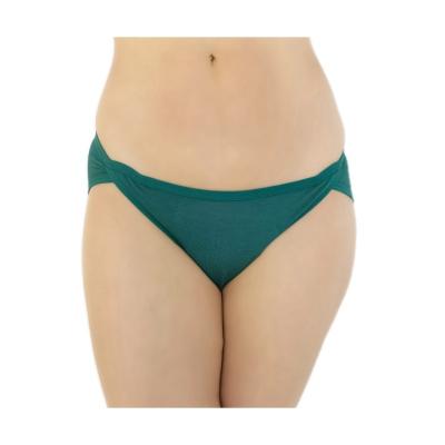 China Antibacterial Cross Leak Proof Design Solid Color Bikini Women Menstrual Sexy Menstrual Briefs for sale