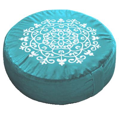 China Wholesale PORTABLE Removable Outdoor Yoga Buckwheat Meditation Pillow Organic Zafu Meditation Meditation Cushion for sale