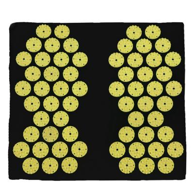 China Yellow Acupressure Mat Eco Foot Yoga Pilate Exercise Foot Cushion Acupressure Mat for sale