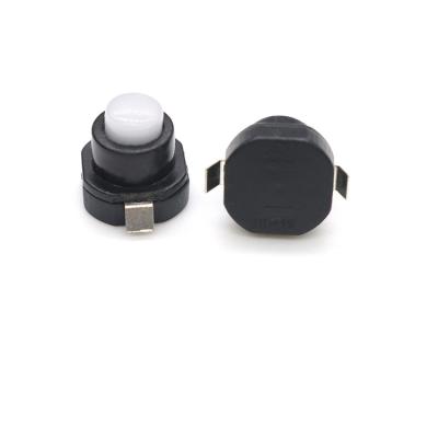 China Cylinder Customization HH-19-112 Mini Led Lock Tact Switch Flashlight Push Button Switch Shape for sale