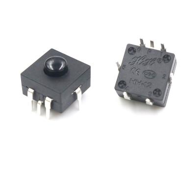 China OFF-ON 12mm Instant Push 12x12 Light Push Button Micro Switch 5pin Button On-Off Switch for sale