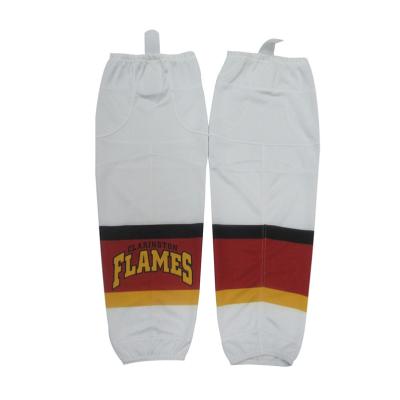 China Wholesale Custom Made Hockey Socks Comfortable Breathable Socks Sublimation Print Sports Wear Socks Best Quality Ice Hockey Socks for sale