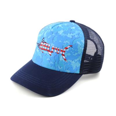 China New Design Sublimation Trucker Cap Front Panel Embroidery Printed Logo JOINT Trucker Hat Snap Back Custom Trucker Hat for sale