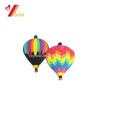 China power rubber kite pvc key chain / 2d hot air balloon pvc soft key chain for sale