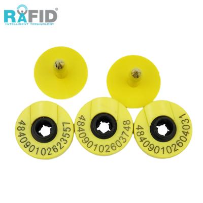 China Identification for qr high quality smart rfid code animal RAFID electronic livestock ear tag if animal reusable HF UHF rfid ear tag em4305 chip for sale