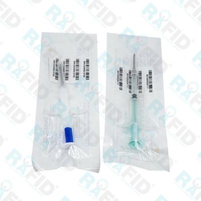 China Bioglass pet tag RFID FDX-B tag biologic animal rfid rfid tracker pet glass chip with injection syringe for sale