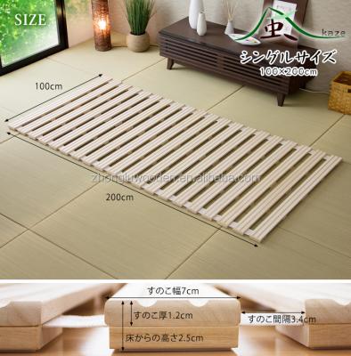 China Modern cheap top sales japanese fool wooden folding bed zhonglu bed new style for sale