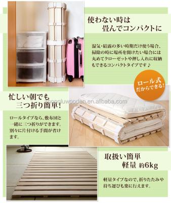 China Top Sales Solid Wood Export To Japan Market The Cheap Wooden Folding Bed for sale