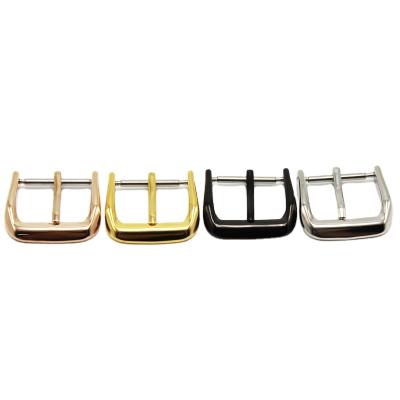 China Applicable Brand Stainless Steel Strap Pin Buckle 316L Stainless Steel Rose Gold Buckle for sale