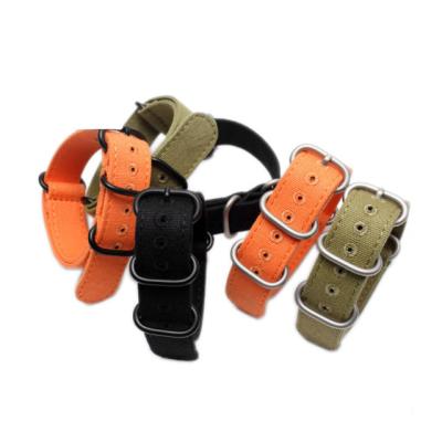 China Waterproof and Breathable 20 Canvas NATO Waterproof Watch Band Strap 22 24MM for sale