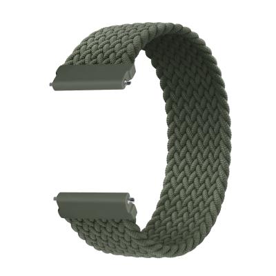 China 20/22mm Sport Nylon Band For Samsung Watch 4 Sport Loop Strap Replacement For Garmin Fabric Strap for sale