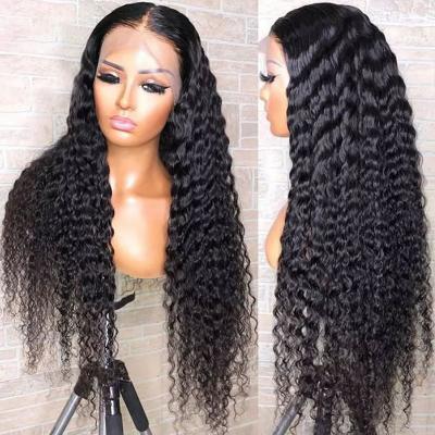 China 13x4 Wave Lace Wigs Vendor Silky Straight Hair Hair Products Lace Front Peruvian Full Lace Headband Frota Hair Deep Curly Wave Wigs For Black Women for sale