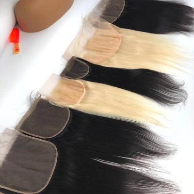 China Silky Straight Swiss Virgin Human Hair Lace Closure 4x4 5x5 6x6 7x7 13x4 13x6 HD Wave Hair Frontal Bundles With HD Lace Headband for sale