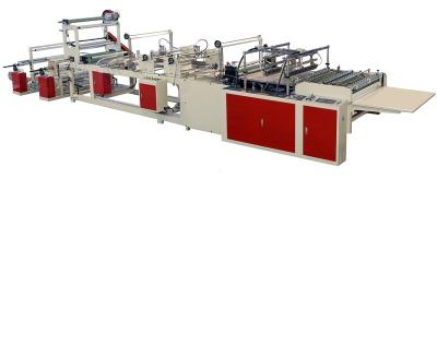 China QN-RQDHD-S Factory Triangle Bag Flower Packing Hot Sealing Double-Servo Hot Cut Bag Making Machine for sale