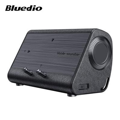 China Portable phone function Bluedio MS mobile phone soundbar resonance box for smartphone magnetic induction wireless speaker for private cinema for sale