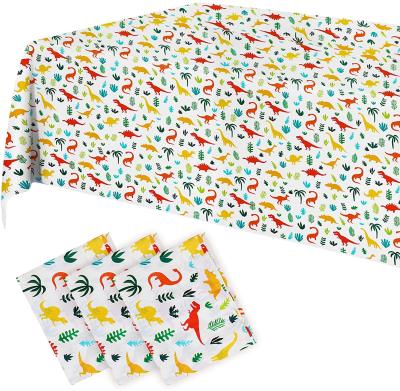 China Peva Dinosaur Party Tablecloths - Dinosaur Birthday Party Supplies Dinosaur Theme Birthday Party Decorations for Boys Girls Kids for sale