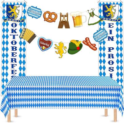 China Pe Bavarian Oktoberfest Decoration Flag Banner Oktoberfest Flag Sign For Bavarian German Beer Festival Oktoberfest Party Decoratio for sale