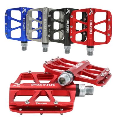 China Hot Selling Anti-skid Bicycle Accessories Mount Mountain Bike Pedals Aluminum Alloy Bicycle Ultralight Gear Pedals for sale