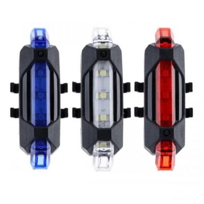 China Best Selling Bike Accessories Outdoor Cycling Night Riding Waterproof USB Rechargeable Bicycle Tail Light Bike Rear Light for sale