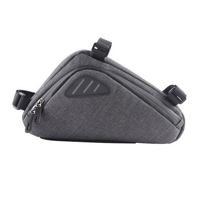 China Waterproof Thoughtful Triangle Front Storage Bicycle Accessories Bag Pocket Bike Frame Recycling Bag For Mountain MTB Road Riding for sale