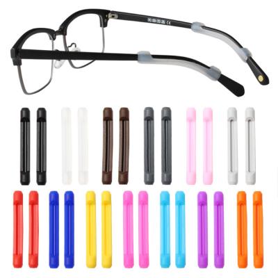 China Wholesale Anti Slip Silicone Anti Skid Glasses Legs Cover Soft Support Glass Accessories Sports Sunglasses Ear Hooks for sale