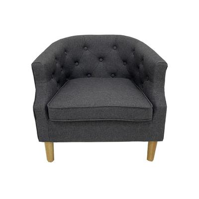 China (Other)Adjustable Upholstered Fabric Armchair Barrel Chair For Living Room Chair Sofa for sale