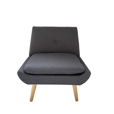 China (Other) Adjustable Upholstered Armless Chair For Living Room Accent Chair for sale