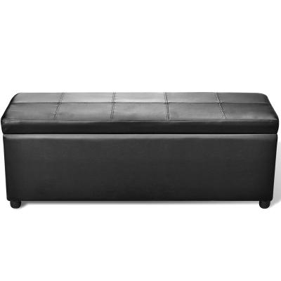 China (Other) Leatherette Adjustable Storage Ottoman For Modern Home Furniture Ottoman Bench for sale