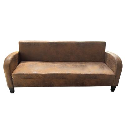 China (Other)Adjustable Modern Square Arm Suede Leather 3 Seater Sofas For Living Room for sale