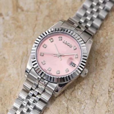 China Lady Wrist Watch Full Automatic Date Fashion Stainless Steel Mechanical Watch New for sale