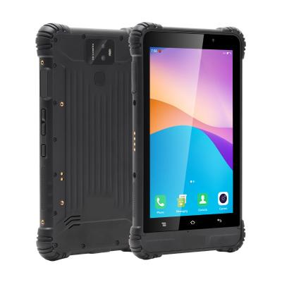 China Waterproof Factory 8 Inch Android Rugged Waterproof Cell Phone Case Rugged Tablet With Barcode Scanner for sale