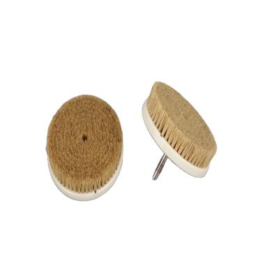 China New Promotion Style Nylon Wire Brush Wire Sanded Hot Brass Cleaning Brush For Block Cleaning Paving for sale