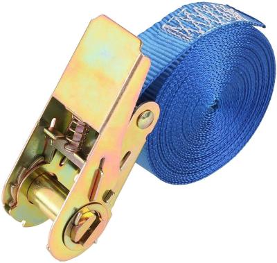 China Polyester 25mm Endless Ratchet Straps Tie Down Ratchets 1inch 1500 lbs Ratchet Tie Down Straps for sale