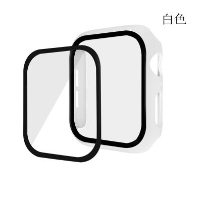 China Water Resistant Applicable to Apple Watch 23456 Generation PC Case 360 ​​Hardened Film Protective Case Covers Full Packs for sale