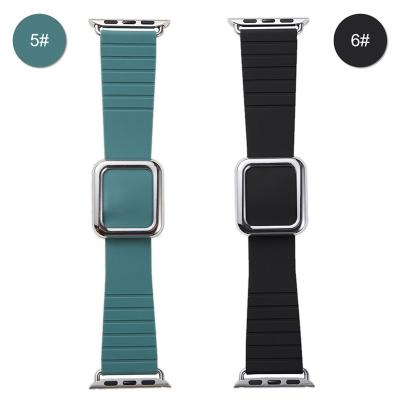 China For Apple Watch 1/2/3/4/5 Generation Silicone Sport Band Band Apple Watch Strap iwatch 38 40 42 44mm Sport Silicone Strap For Apple Watch Apple for sale