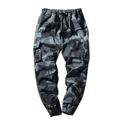 China QUICK DRY Men's Casual Camouflage Ankle-tied Multi-pocket Cotton Sport Pants Outdoor Ninth Training Pants Sports Pants for sale