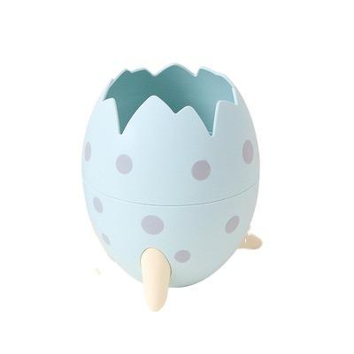 China Funny Detachable Storage Cute Bucket Pen Holder Egg Dinosaur Pen Holder Desktop Organizer for sale