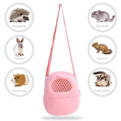 China Portable Pet Sleeping Bag Bunny Guinea Pig Bed Portable Warm Pet Sleeping Bags Small Animal Carriers Hamster Travel Chinchilla 2 Colors for sale