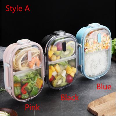 China Viable Japanese Portable Lunch Box For Kids School 304 Stainless Steel Bento Box Kitchen Food Container Leakproof Box for sale