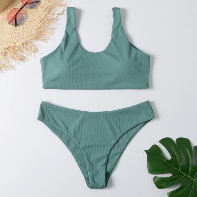 China New Design Bikini Women Breathable Swimwear Crop Top Bikini Sexy Girls Plus Size Swimwear for sale